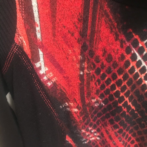 Vex Collection cowl neck sweater dark orange/black - Picture 11 of 16